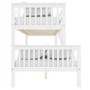 GRADE A1 - Oxford Triple Bunk Bed in White - Small Double