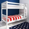GRADE A1 - Oxford White Wooden Effect Single Bunk Bed 