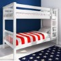 Oxford Single Bunk Bed in White