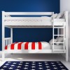 GRADE A2 - Oxford Single Bunk Bed in White