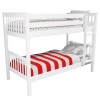 GRADE A1 - Oxford White Wooden Effect Single Bunk Bed 