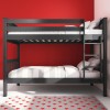 GRADE A1 - Oxford Single Bunk Bed in Anthracite Grey