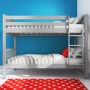 Oxford Single Bunk Bed in Light Grey