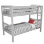 Oxford Single Bunk Bed in Light Grey