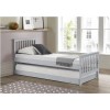 Oxford Single Guest Bed in Light Grey - Trundle Bed Included