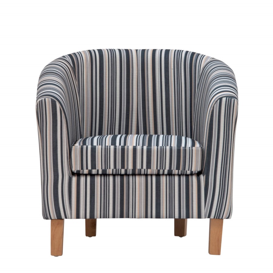 World Furniture Oxford Stripe Tub Chair