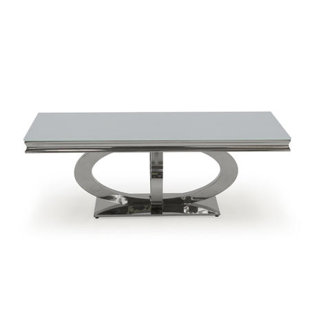 Vida Living Orion White Glass Coffee Table