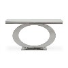 Orion Mirrored Console Table in White - Vida Living
