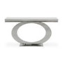 GRADE A1 - Vida Living Orion White Glass Console Table