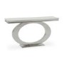 Orion Mirrored Console Table in White - Vida Living