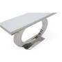 Orion Mirrored Console Table in White - Vida Living