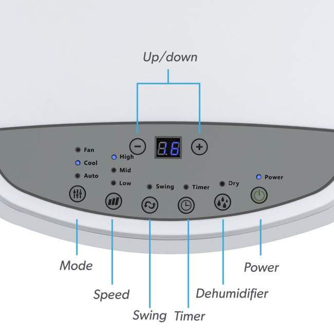 electriQ 12000 BTU Portable Air Conditioner