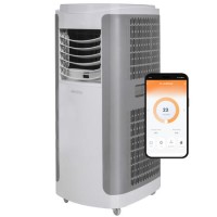 electriQ 12000 BTU Smart Portable Air Conditioner with Heat Pump