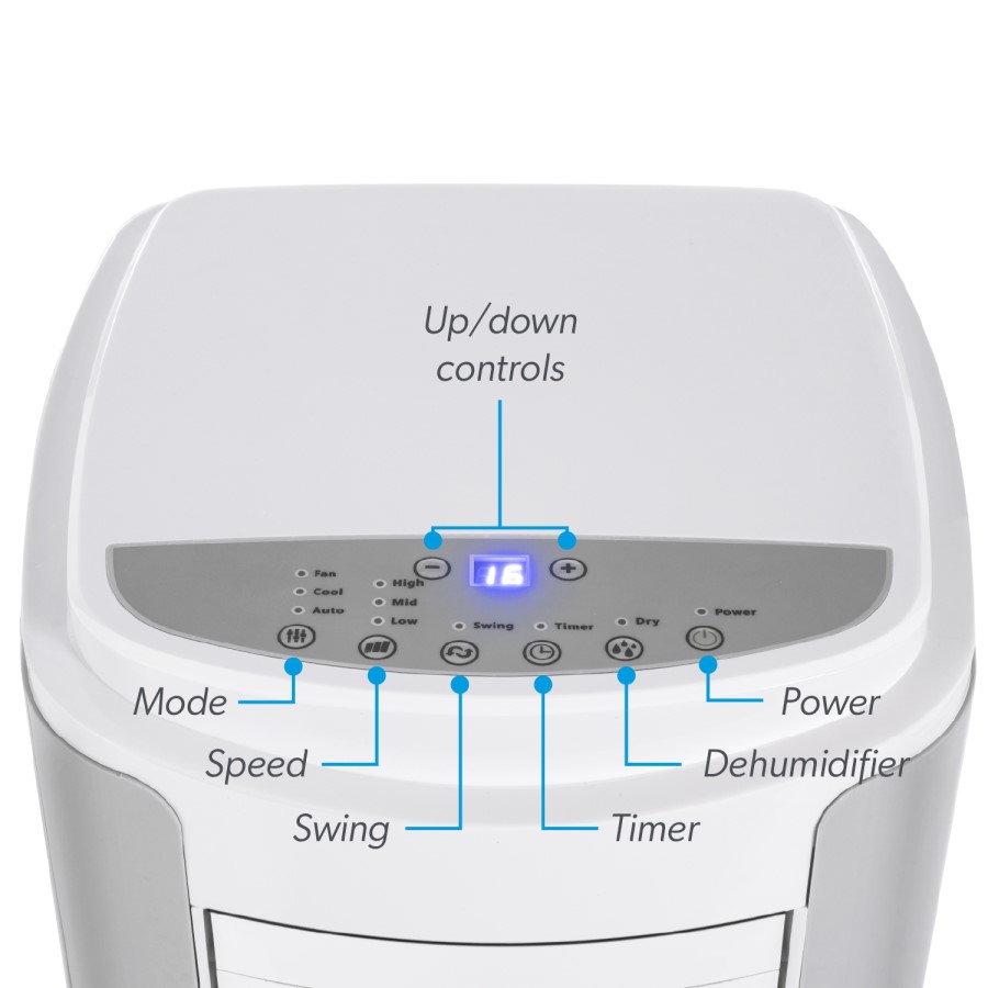 electriQ 14000 BTU Portable Air Conditioner