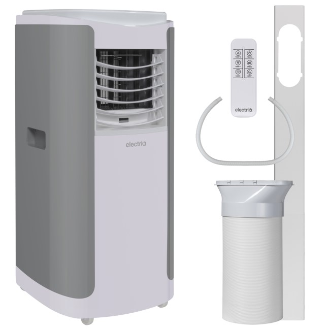 electriQ 12000 BTU Smart Portable Air Conditioner with Heat Pump