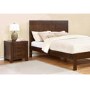 Pacific 3 Piece Bedroom Set in Solid Dark Oak - Walnut Effect