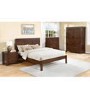 Pacific 3 Piece Bedroom Set in Solid Dark Oak - Walnut Effect