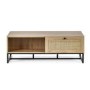 Rectangular Oak Coffee Table with Storage - Padstow