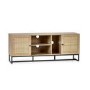 Large Oak TV Stand with Storage - TV's up to 60" - Padstow