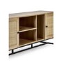 Large Oak TV Stand with Storage - TV's up to 60" - Padstow