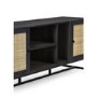 Large Black TV Stand with Storage - TV's up to 64" - Padstow