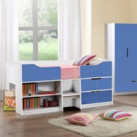 Birlea Paddington Cabin Bed in White and Blue