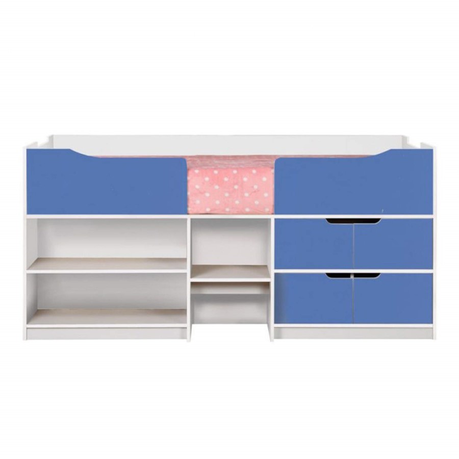 Birlea Paddington Cabin Bed in White and Blue