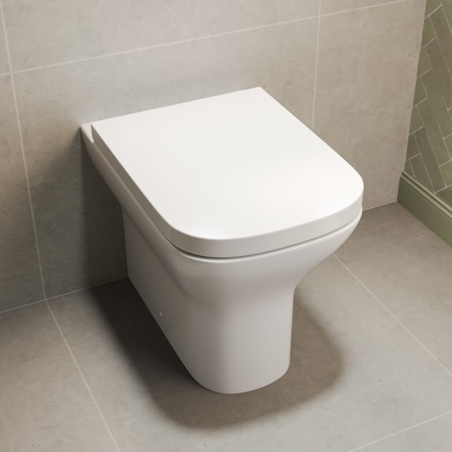 Back to Wall Rimless Toilet with Soft Close Seat - Palma