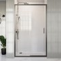 Gunmetal Grey 1000mm Sliding Shower Door 8mm Glass - Pavo