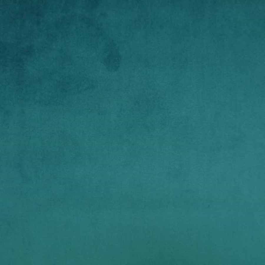 ALMOST PERFECT - Teal Velvet Footstool - Payton