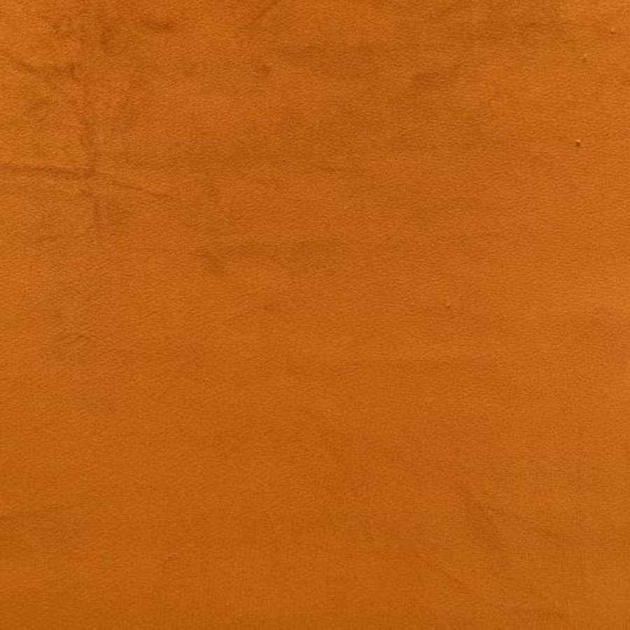 ALMOST PERFECT - Orange Velvet Armchair - Payton