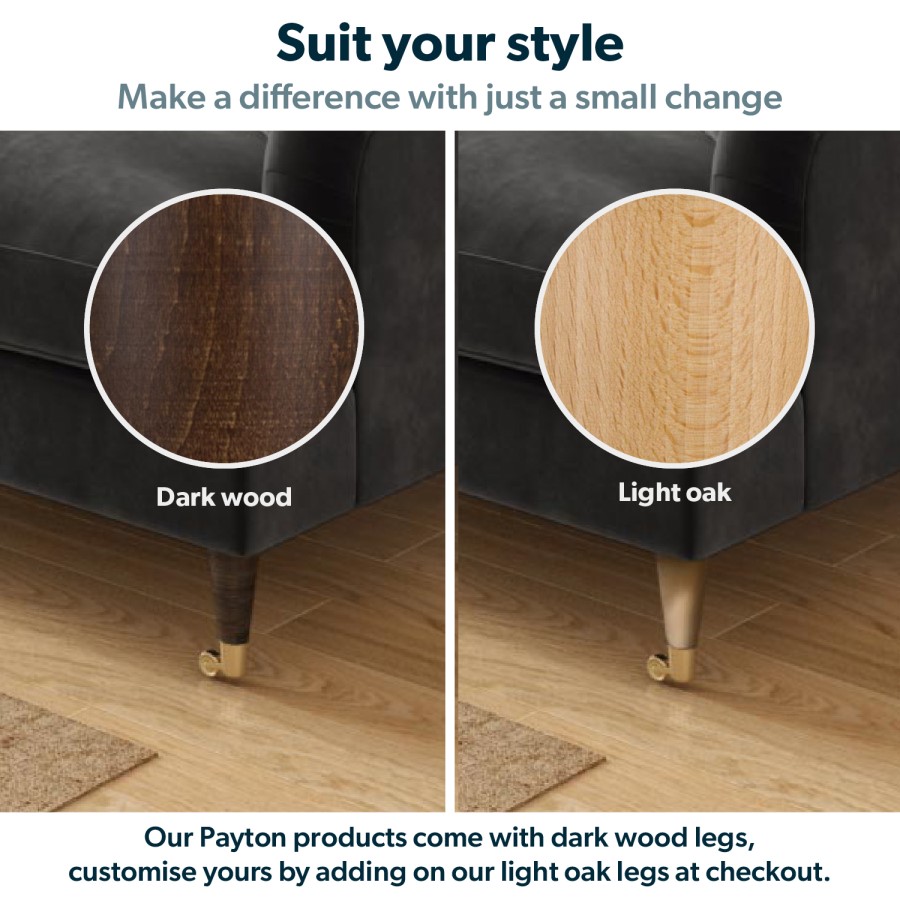 ALMOST PERFECT - Charcoal Velvet Armchair - Payton