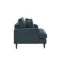Blue Velvet Love Seat - Payton