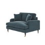 Blue Velvet Love Seat - Payton