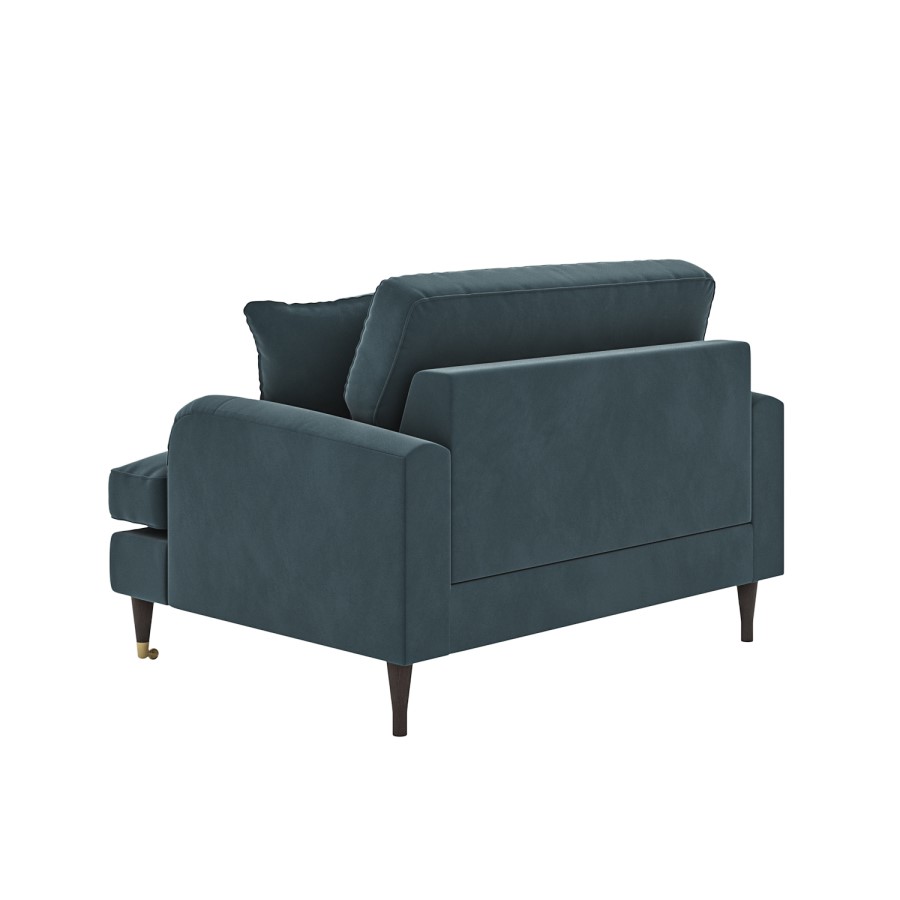 Blue Velvet Love Seat - Payton