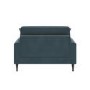 Blue Velvet Love Seat - Payton