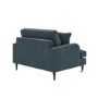 Blue Velvet Love Seat - Payton