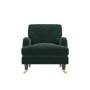 ALMOST PERFECT - Dark Green Velvet Armchair - Payton