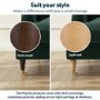 GRADE A1 - Dark Green Velvet Footstool - Payton