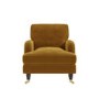 ALMOST PERFECT - Mustard Velvet Armchair - Payton