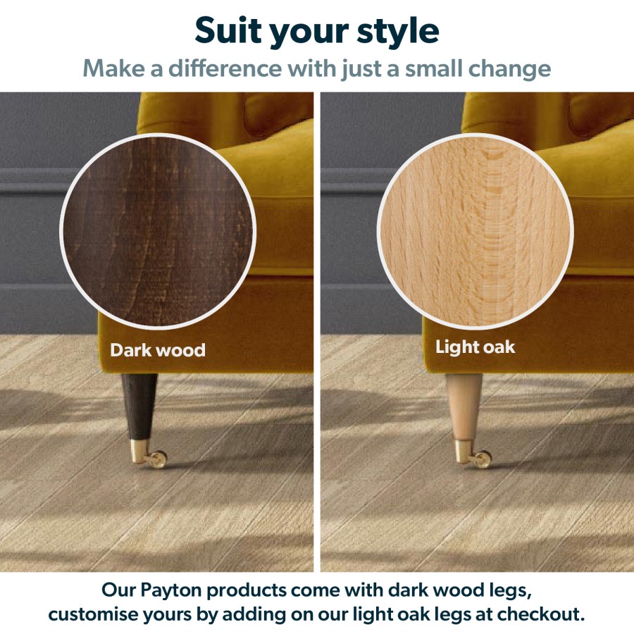 ALMOST PERFECT - Mustard Velvet Armchair - Payton