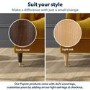 ALMOST PERFECT - Mustard Velvet Armchair - Payton