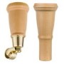 ALMOST PERFECT - Payton Light Wood Leg Set, 2 x Castor Legs, 2 x Plain Legs