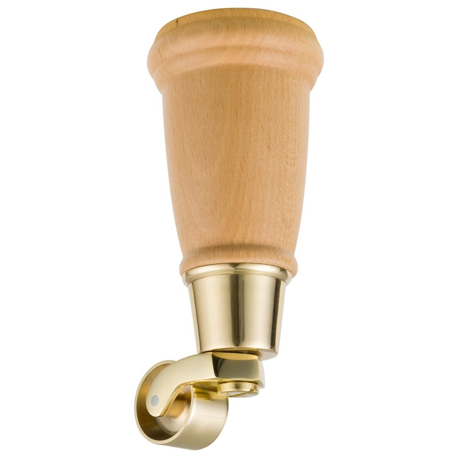 ALMOST PERFECT - Payton Light Wood Leg Set, 2 x Castor Legs, 2 x Plain Legs