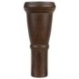 Set of 4 Dark Wood Seat Legs without Castors - Payton