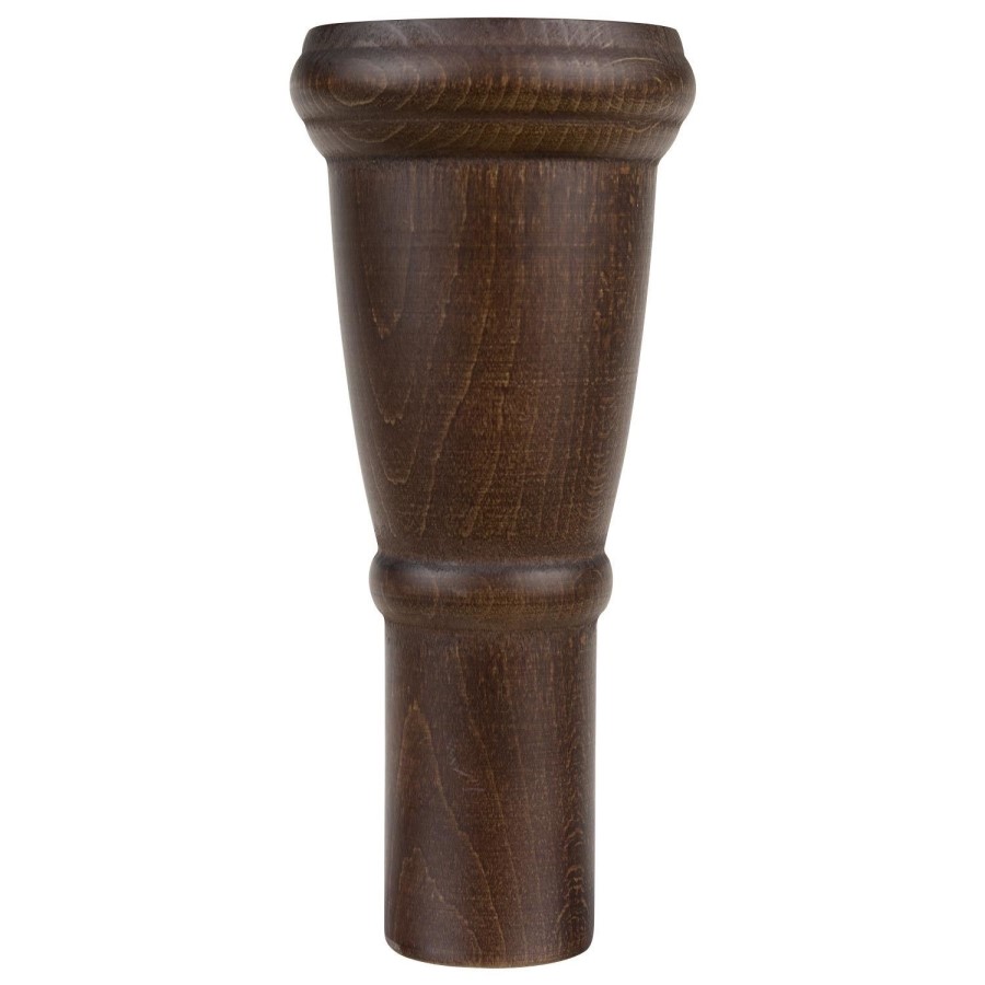 Set of 4 Dark Wood Seat Legs without Castors - Payton