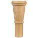 Set of 4 Light Oak Seat Legs without Castors - Payton