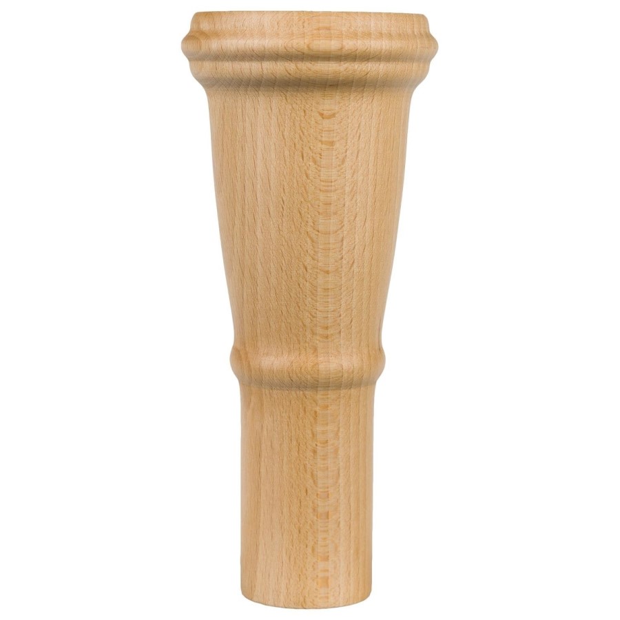 Set of 4 Light Oak Seat Legs without Castors - Payton