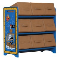 Kidsaw Pirate 9 Bin Storage In Blue