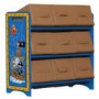 Kidsaw Pirate 9 Bin Storage In Blue